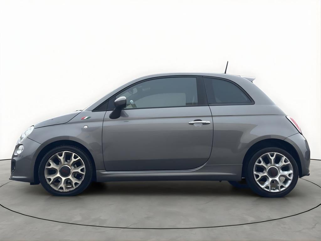 Fiat 500 0.9 Turbo 80PK 500S Leer Xenon Climate (bj 2014), Auto's, Fiat, Voorwielaandrijving, Gebruikt, Leder en Stof, 905 kg