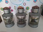 Set van 3 scheepslampen: Ankerlicht, Toplicht, Heklicht, Antiek en Kunst, Ophalen of Verzenden