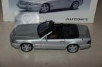 1:18 MERCEDES SL 600 R129 silver Autoart 76231 in box WRH, Verzenden, Zo goed als nieuw, Auto, Autoart