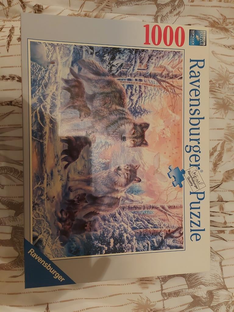 Ravensburger puzzel 1000 stukjes wolven, Ophalen of Verzenden