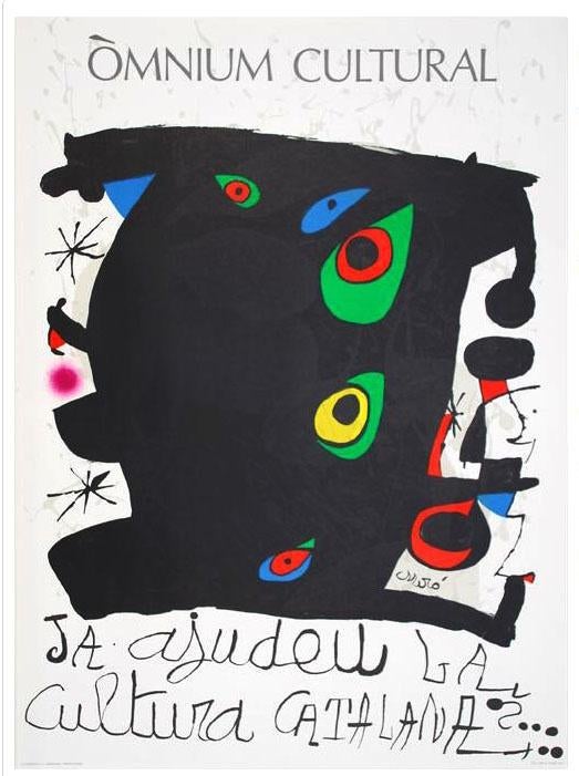 # MIRO # Orginele Lithografie / uit 1974 /"Omnium Cultural", Ophalen of Verzenden