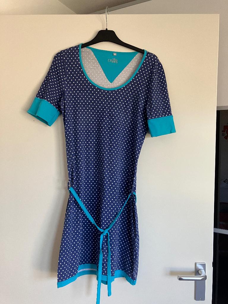 Mooie Chaos & Order jurk, Maat 38/40 (M), Blauw, Ophalen of Verzenden, Zo goed als nieuw