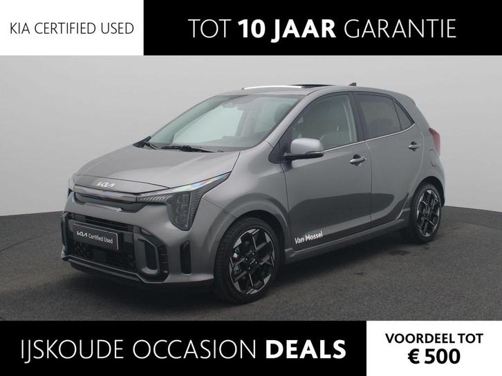 Kia Picanto 1.0 DPI GT-Line | OPEN DAK | GETINTE RAMEN |, Auto's, Kia, Bedrijf, Te koop, Picanto, ABS, Achteruitrijcamera, Adaptive Cruise Control