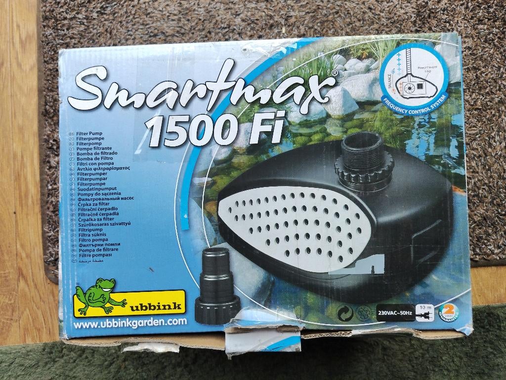 Ubbink Smartmax 1500 FI Vijverpomp defect, Tuin en Terras, Vijver-toebehoren, Ophalen of Verzenden, Nieuw, Vijverpomp