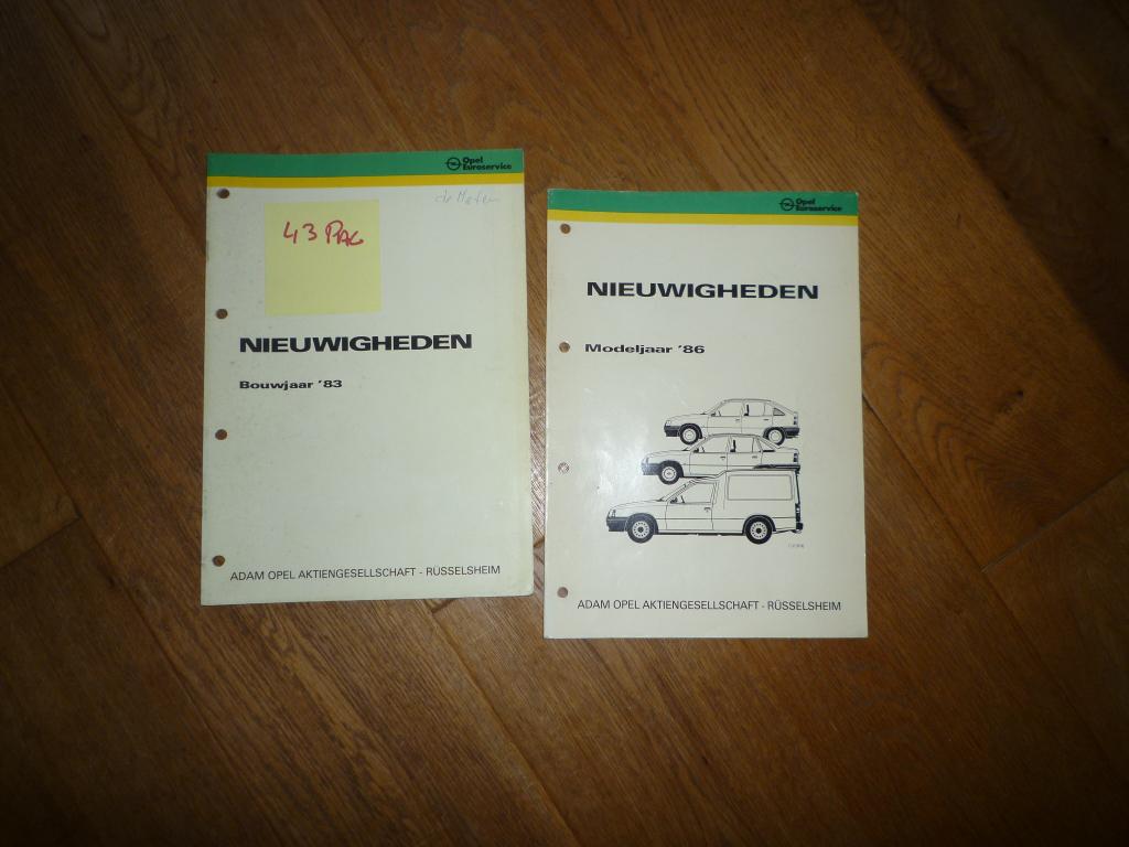 Opel nieuwigheden Ascona, Manta, Kadett, Rekord, Auto diversen, Handleidingen en Instructieboekjes, Ophalen of Verzenden