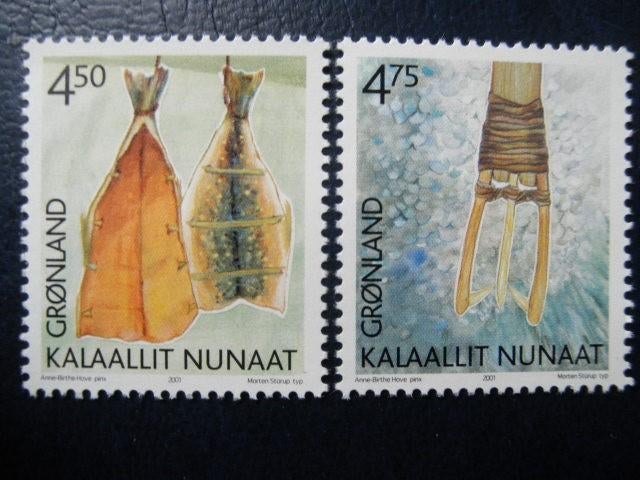 Postzegels Groenland 2001 cultureel erfgoed cw. 2,50 postfr., Ophalen of Verzenden, Denemarken, Postfris