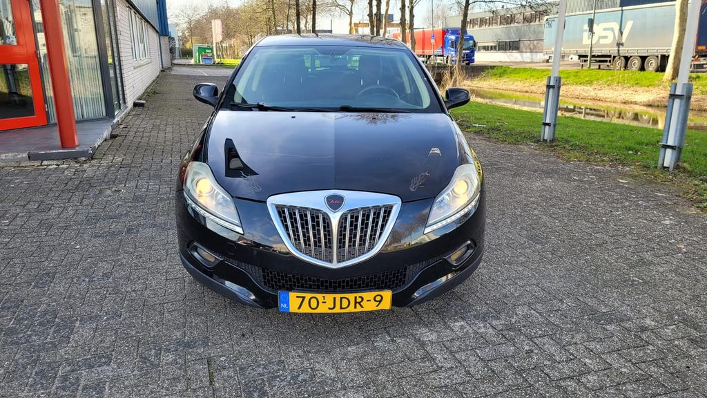 Lancia Delta 1.4 Tjet 120 2009 Zwart Nw Apk Leder Clima Nap, Auto's, Lancia, Voorwielaandrijving, 15 km/l, 1295 kg, 4 cilinders