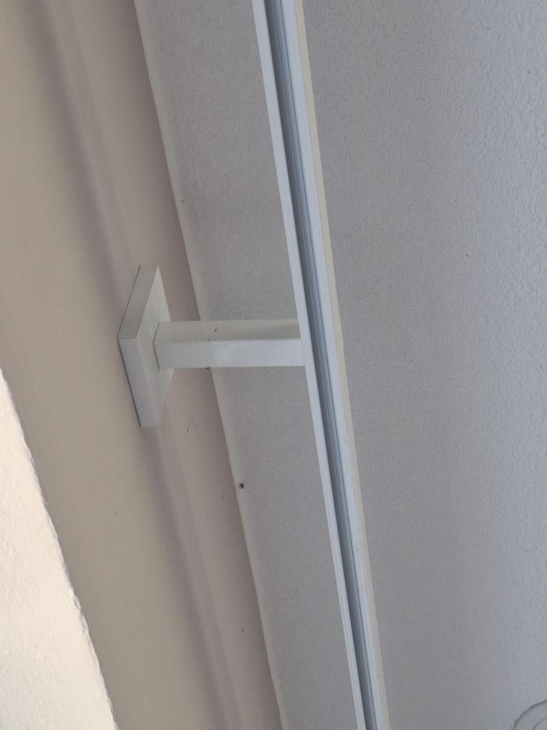 Luxe gordijnrails 410cm met 5 afstandhouders, Ophalen, 200 cm of meer, Wit, Zo goed als nieuw