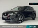 Nissan Qashqai 1.3 MHEV Xtronic Tekna Plus | BOSE-Audiosyste, Auto's, Adaptive Cruise Control, Met garantie (alle), Zwart, Leder
