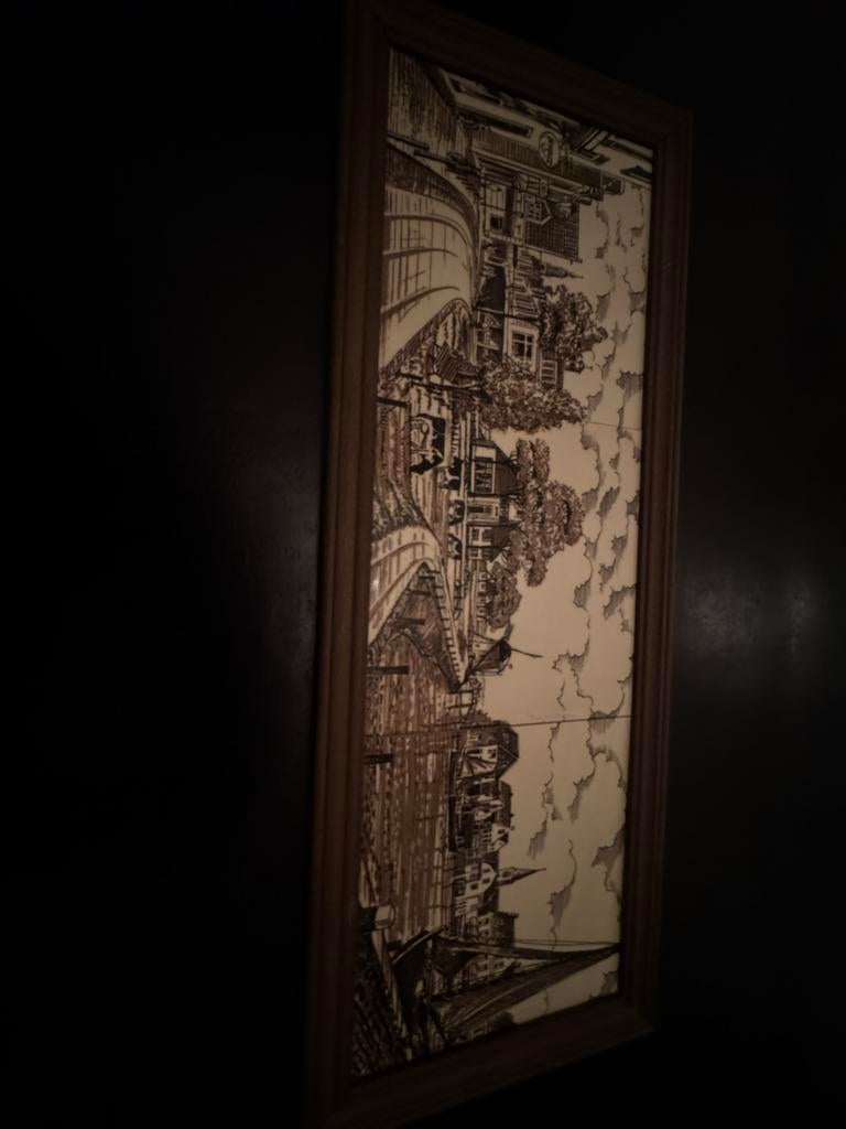 Tegel tableau schoonhoven holland, Antiek en Kunst, Ophalen of Verzenden