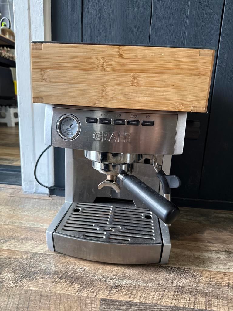 GRAEF koffiemachine - bonen - voor de handige Harry, Witgoed en Apparatuur, Koffiezetapparaten, Ophalen, Niet werkend, Koffiemachine