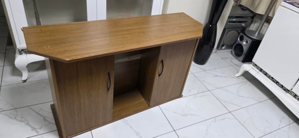 Aquarium kast 120 cm, Ophalen of Verzenden, Zo goed als nieuw