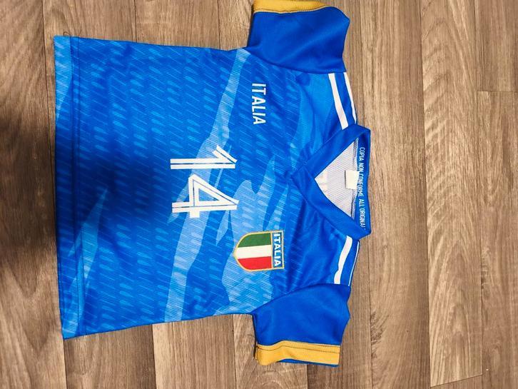 Italië Voetbalshirt Maat 128 cm - Chiesa #14, Sport en Fitness, Voetbal, Gebruikt, Shirt, Maat XS of kleiner, Ophalen of Verzenden