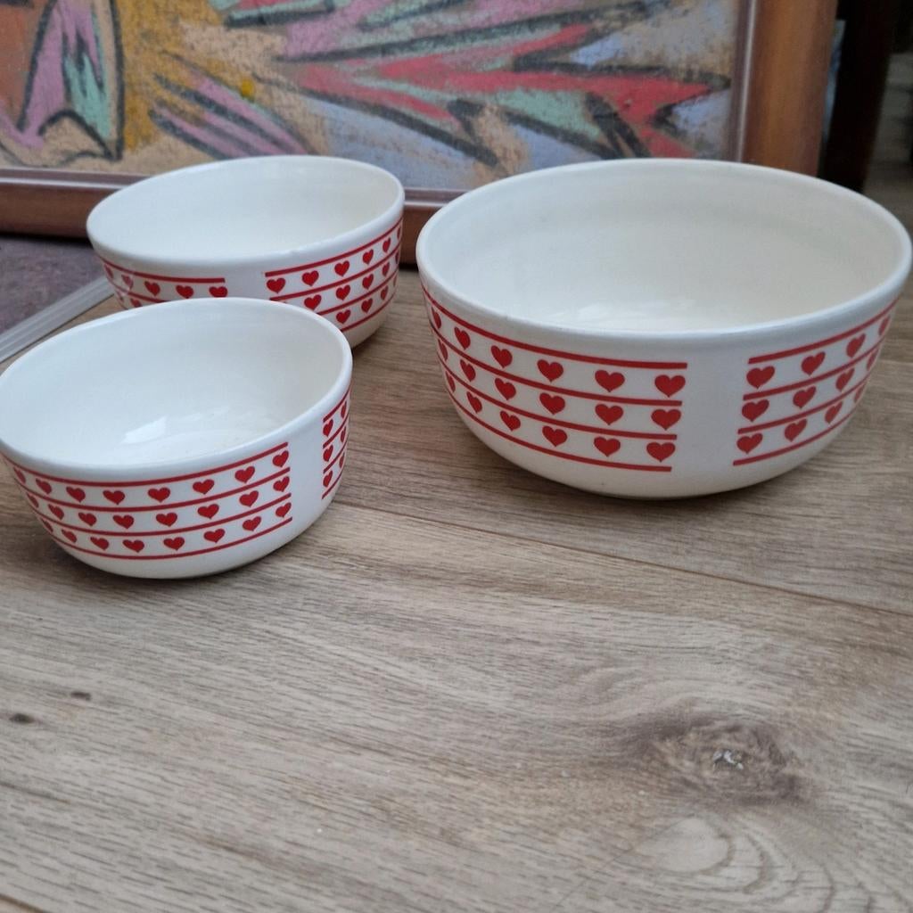 Ditmar Urbach hartjes schalen keramiek kunst, Antiek en Kunst, Ophalen of Verzenden