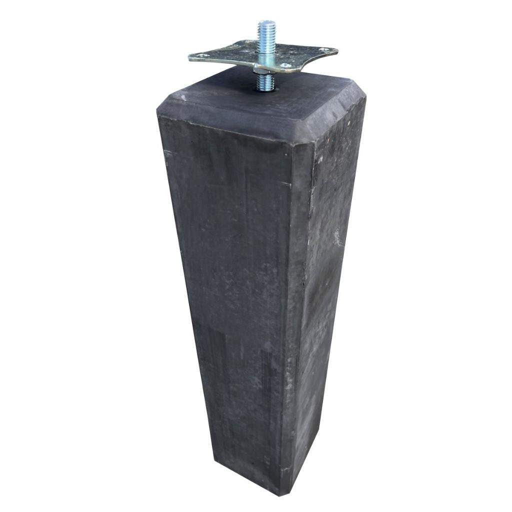 Diverse Poeren, incl. stelplaat 10 x 10 cm.