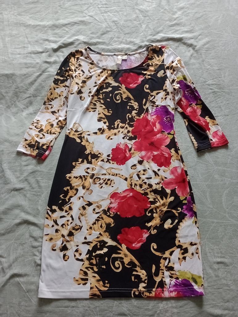 Dames Jurk, Print - Maat 40/42, Overige kleuren, Maat 42/44 (L), Ophalen of Verzenden, Zo goed als nieuw