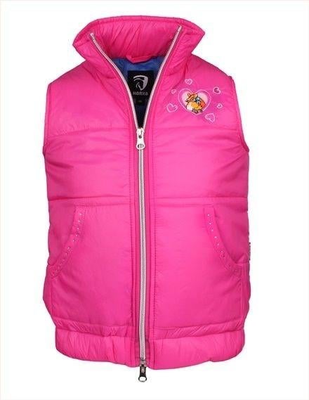 Fuchsia felroze Horka Rocky bodywarmer maat 104, Dressuur, Nieuw, Ophalen of Verzenden, Info@horka.com