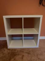 Ikea Kallax kastje - vier vakken, zonder manden, Ophalen, Zo goed als nieuw, Minder dan 150 cm, Minder dan 100 cm