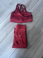 Gymshark setje Coral XS, Kleding | Dames, Sportkleding, Ophalen of Verzenden, Zo goed als nieuw, Maat 34 (XS) of kleiner, Fitness of Aerobics