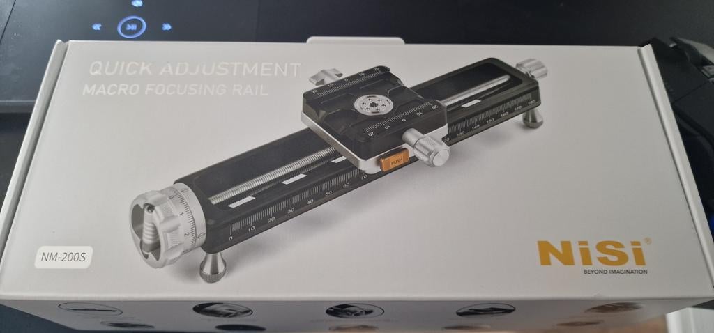 NISI NM-200S macro slede, Audio, Tv en Foto, Fotografie | Statieven en Balhoofden, Ophalen of Verzenden