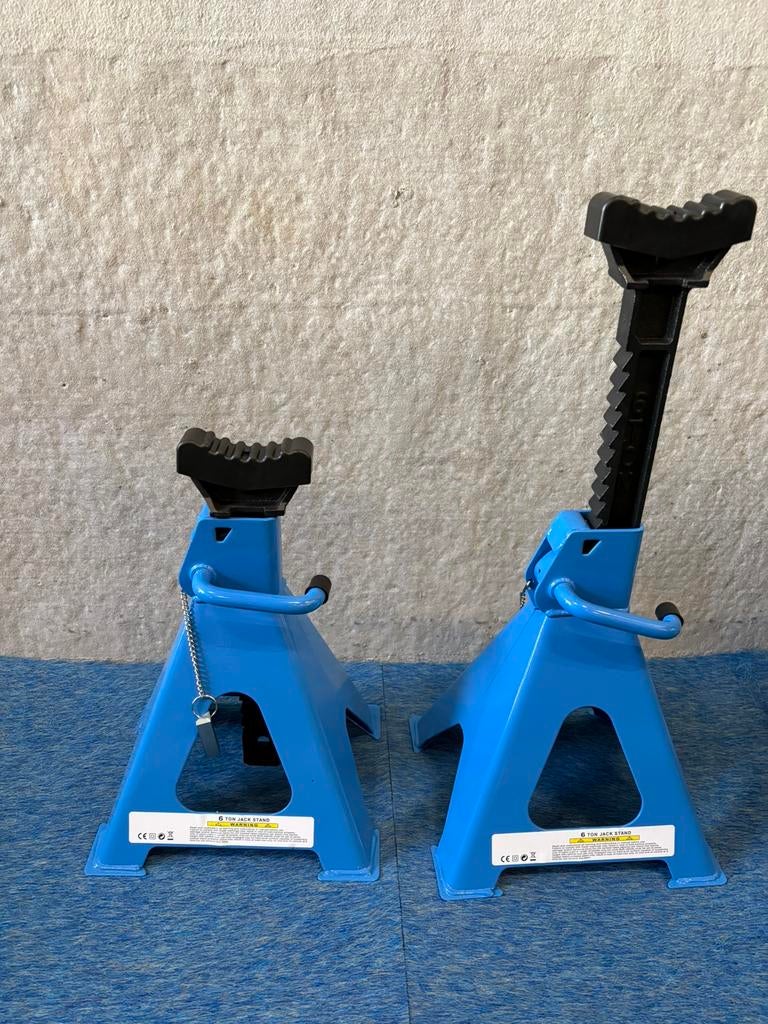 Nieuwe 6-ton professionele assteunen per set van 2 €35 !!, Auto diversen, Autogereedschap, Ophalen, Massakassa, Nieuw, F tools