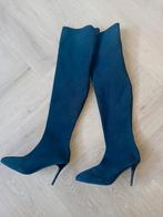 Zwarte laarzen met hak maat 38, Kleding | Dames, Schoenen, Ophalen of Verzenden