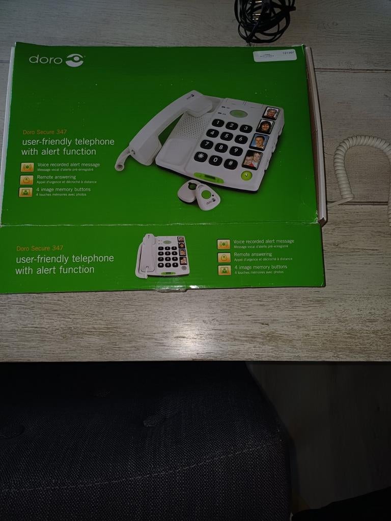 Doro Secure 347 seniorentelefoon met alarmfunctie, Ophalen, Zo goed als nieuw, 1 handset