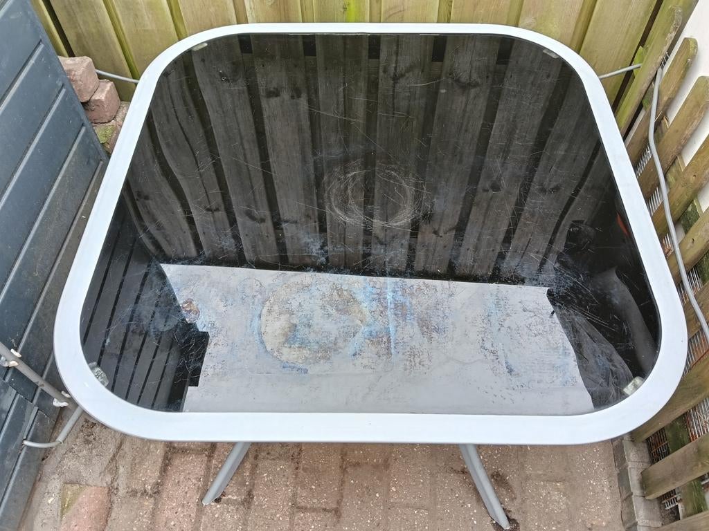 2 Tuintafel, Tuin en Terras, Tuintafels, Ophalen, Gebruikt, Rechthoekig