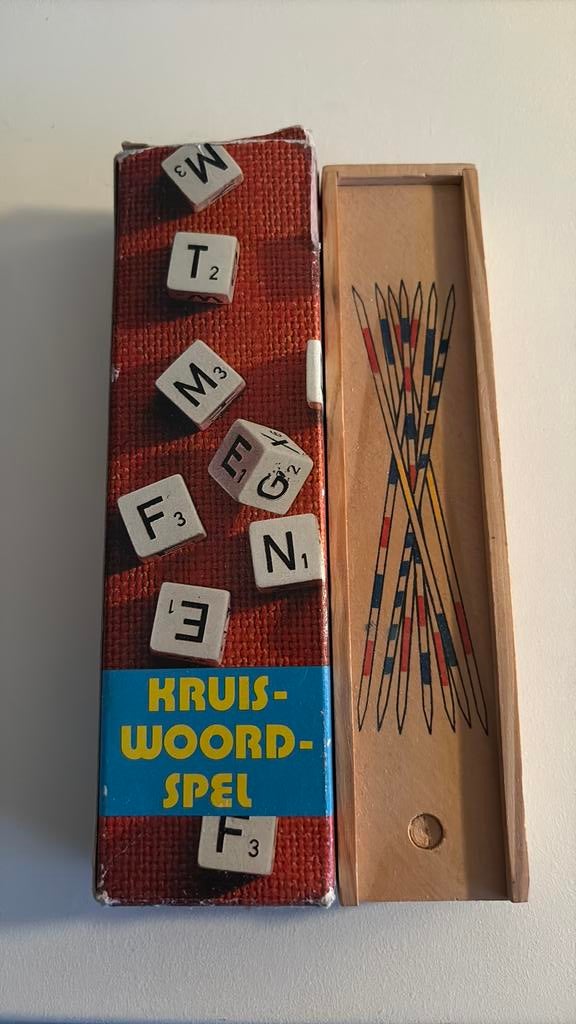 Kruiswoordspel + mikado, Ophalen, Gebruikt