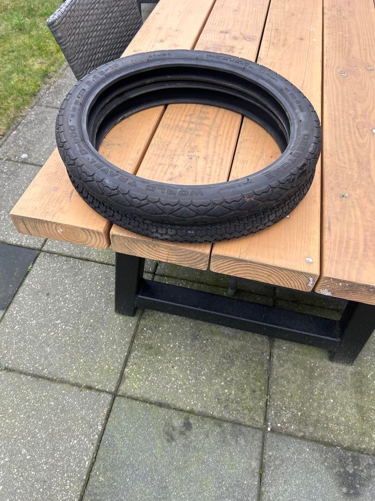 Tomos 16 inch straatbanden - Goed profiel!, Ophalen of Verzenden, Gebruikt