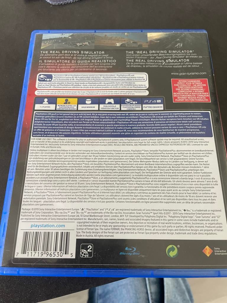 Gran Turismo Sport PS4 - Realistische race-ervaring, Spelcomputers en Games, Games | Sony PlayStation 4, Online, 1 speler, Racen en Vliegen