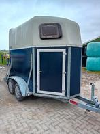 Tweepaards trailer Bockmann, Ophalen, Gebruikt, Polyester, 2-paards trailer