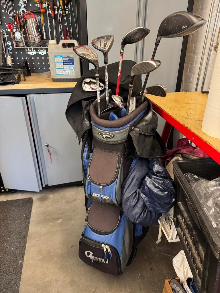 Complete golfset met tas plus uitbreiding!, Ophalen, Gebruikt, Set, Overige merken