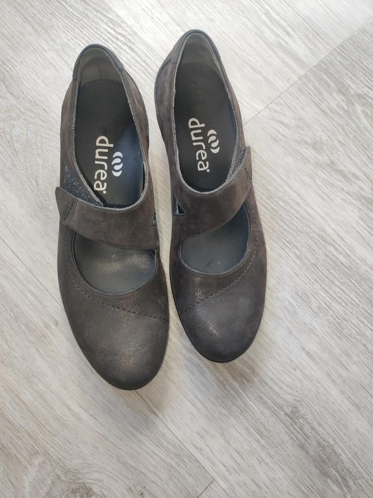 Durea dames schoenen nubuck leer chocolade kleur, Kleding | Dames, Schoenen, Verzenden, Zo goed als nieuw