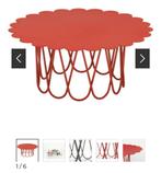 Vitra flower table rood, Zo goed als nieuw, Minder dan 50 cm, Rechthoekig, 50 tot 100 cm