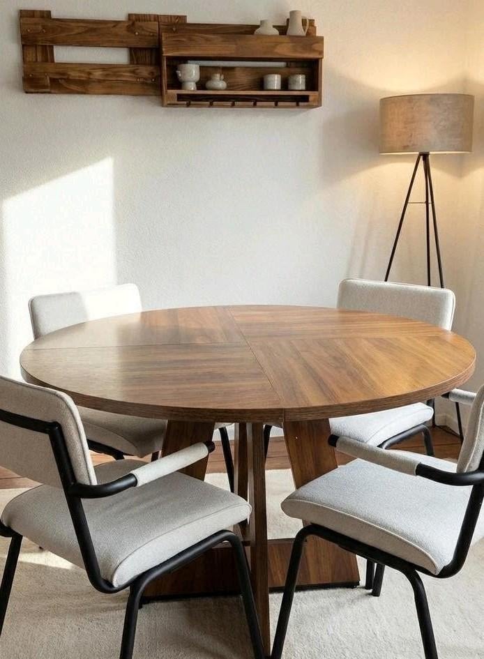 Nieuwe ronde eettafel (120cm), Huis en Inrichting, Tafels | Eettafels, Ophalen, Rond, Nieuw, 100 tot 150 cm