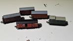 5 goederenwagons N spoor, Hobby en Vrije tijd, Modeltreinen | N-Spoor, Ophalen of Verzenden, Gelijkstroom, Wagon, Fleischmann