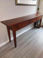 Sidetable, Ophalen of Verzenden, Zo goed als nieuw, 25 tot 50 cm, Rechthoekig