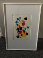 Gesigneerde zeefdruk J. de Roode 75/100 ingelijst, Ophalen