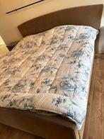 Eastborn Boxspring 180x200 met 2x 90cm matrassen en topper, Huis en Inrichting, Ophalen, Gebruikt, Bruin, Tweepersoons