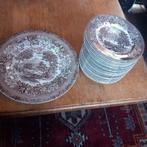 Servies: Engels Bruin Old Britain Castles, Ophalen of Verzenden, Zo goed als nieuw, Bord(en), Wedgwood