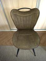 4 Groene stoffen eetkamerstoelen, Huis en Inrichting, Stoelen, Ophalen, Overige kleuren, Zo goed als nieuw, Vier