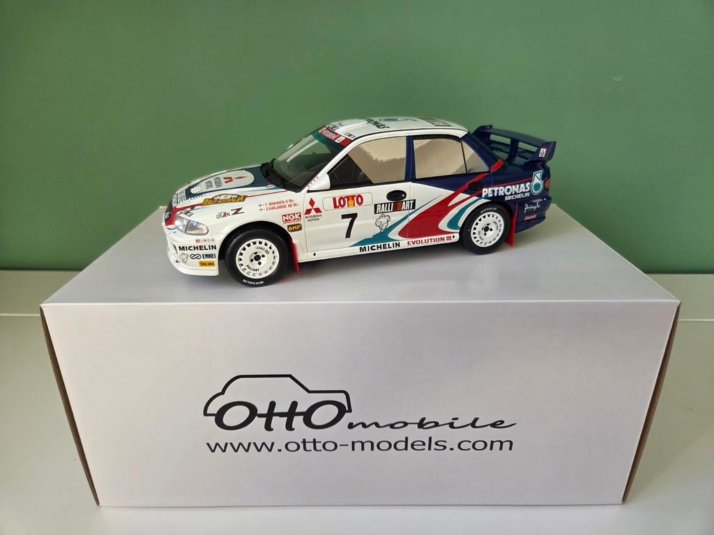 Otto Mobile 1:18 Mitsubishi Lancer Evo lll (OT475) te koop!, Hobby en Vrije tijd, Modelauto's | 1:18, Ophalen of Verzenden, Nieuw