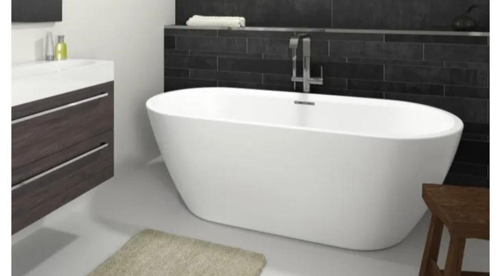 Riho Vrijstaand Bad Glanzend Wit 180cm, Ophalen of Verzenden, Nieuw, Bad