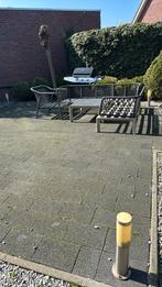 Tuintegels 60 m2 gratis afhalen, Tuin en Terras, Tegels en Klinkers, Ophalen, Zo goed als nieuw, 10 m² of meer, Beton