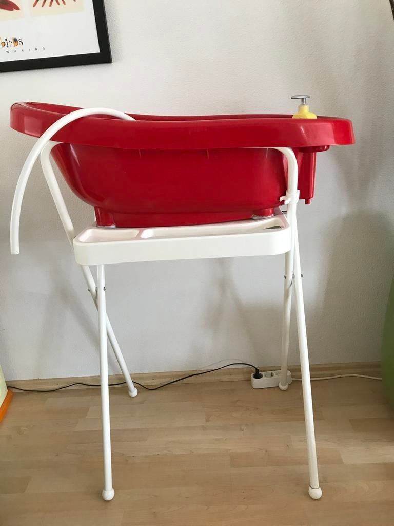 Bébé-Jou badje plus standaard met plateau, slang en flesje, Ophalen, Badje, Bébé-jou, Standaard