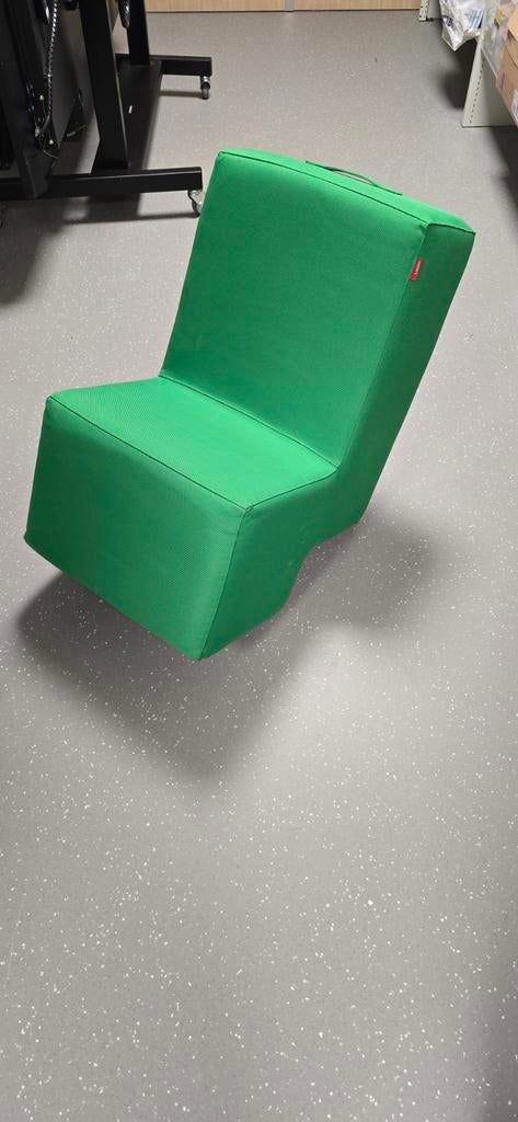 Laxxer zitelement - Groen, comfortabel en modern, Ophalen, Zo goed als nieuw, 75 tot 100 cm, Stof