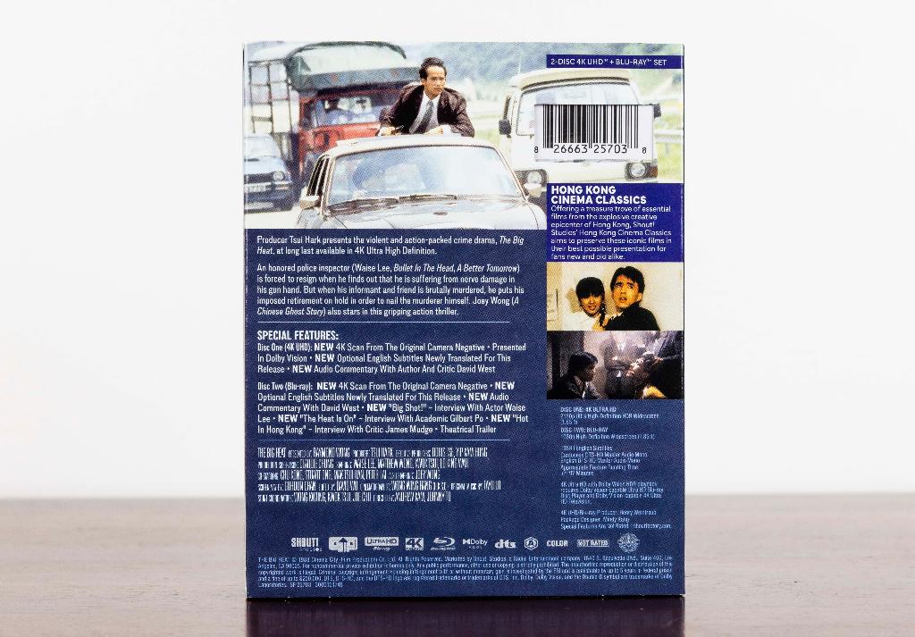 The Big Heat 4K UHD + Blu-Ray (US Import) Shout Factory, -, -, Actie, Nieuw in verpakking