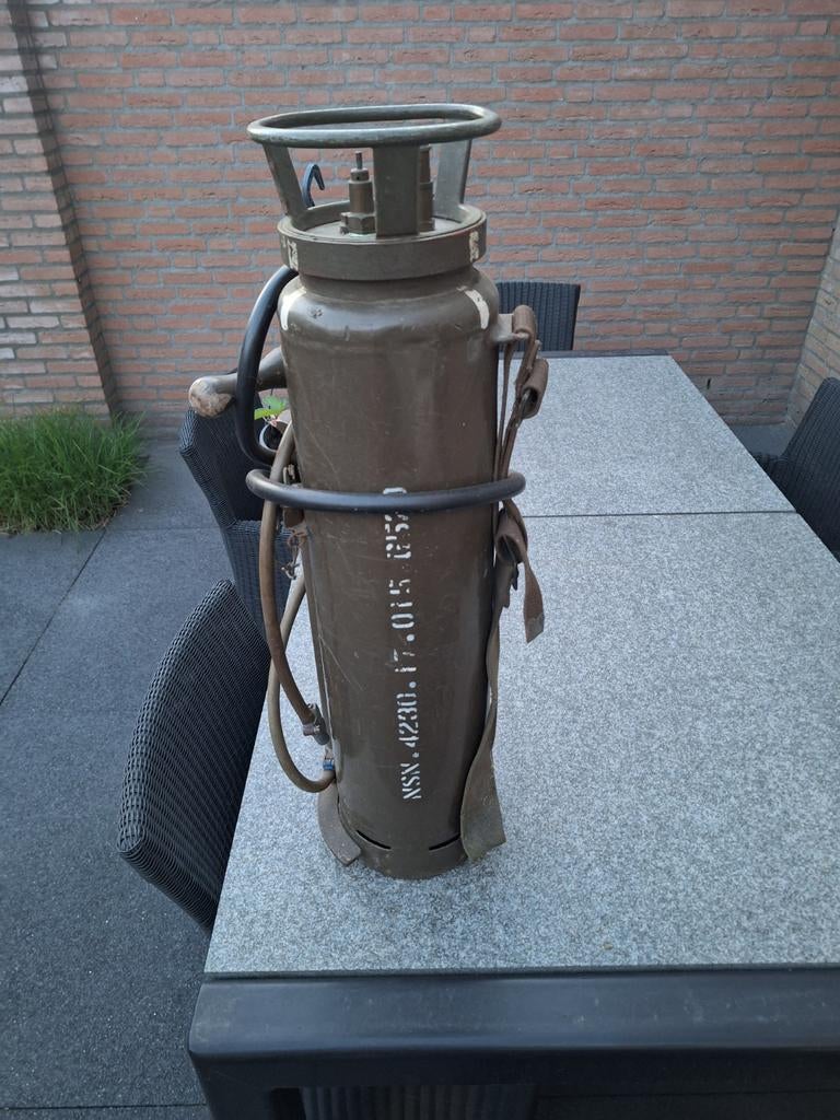 Uniek NBC ontsmettingstoestel, Verzamelen, Ophalen of Verzenden, Landmacht, Nederland