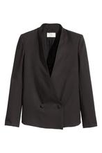 Zwarte blazer maat 40 (H&M Conscious Exclusive), Kleding | Dames, Maat 38/40 (M), Zwart, Ophalen of Verzenden, Zo goed als nieuw